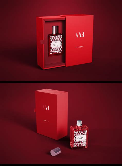 luxury perfume packaging design.